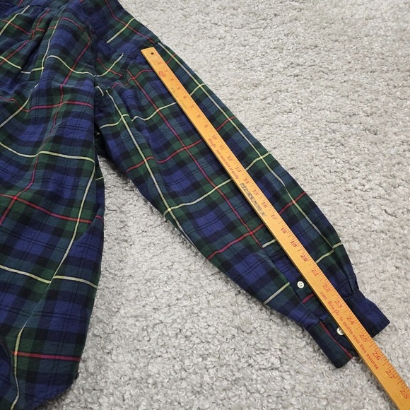 Ralph Lauren Shirt Mens 2XLT Plaid Button Down Long‎ Sleeve Red Pony Office - Picture 9 of 10